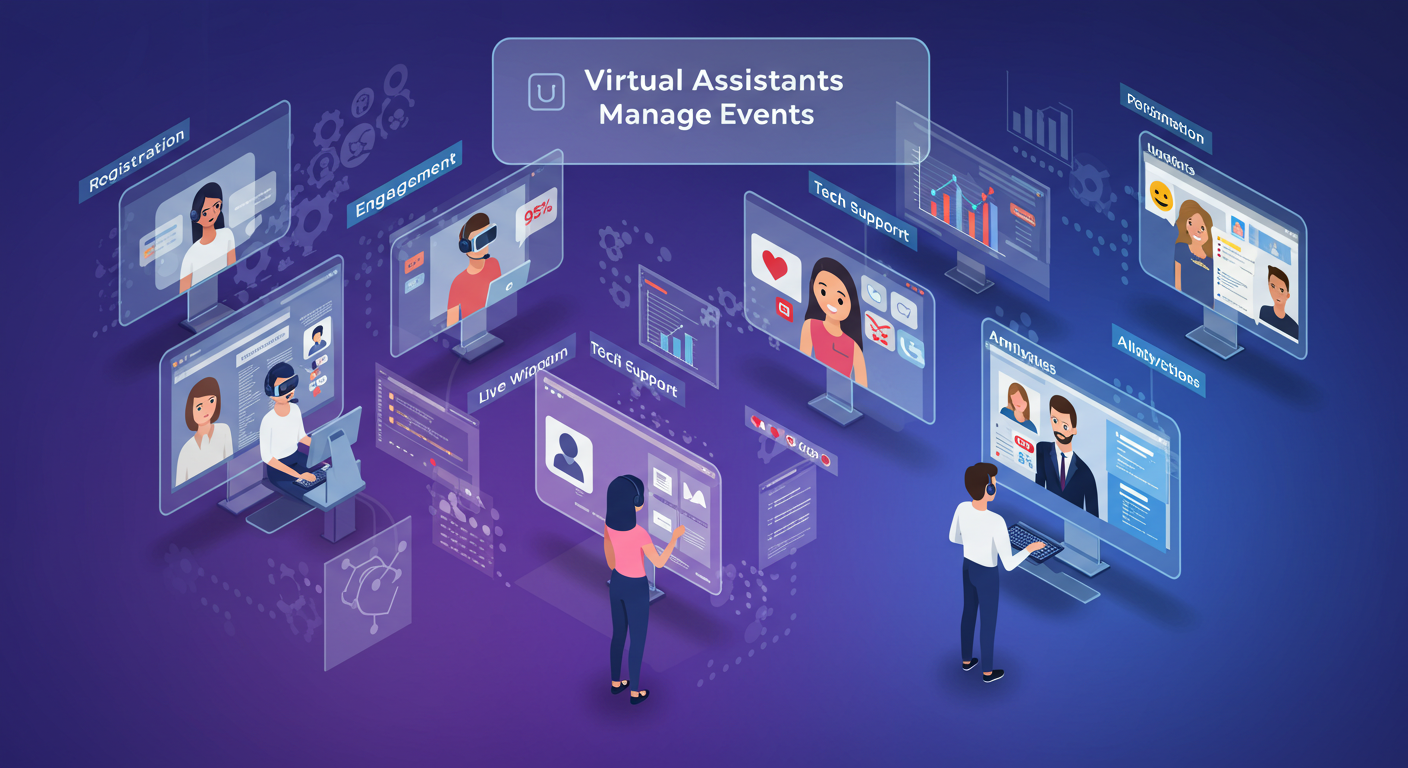 How Virtual Assistants Manage Virtual Events?