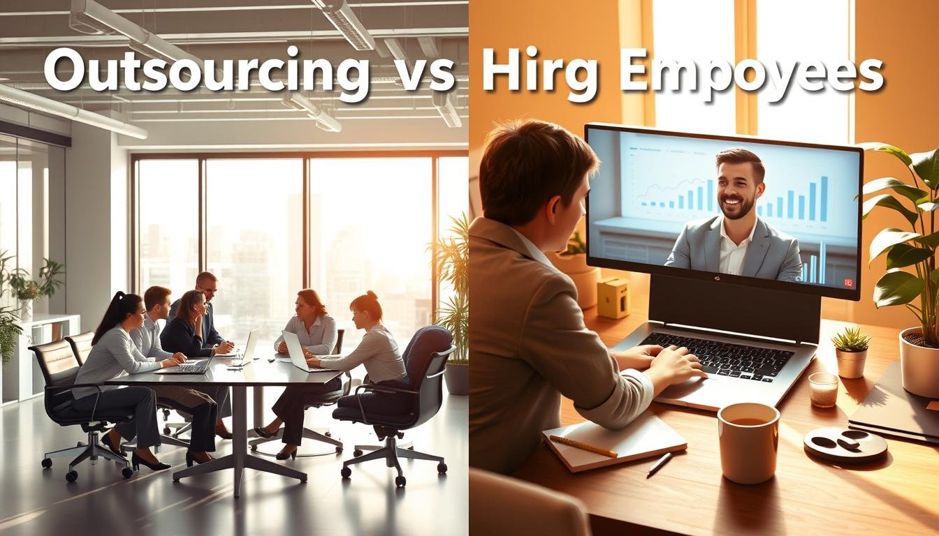 outsourcing vs hiring employees