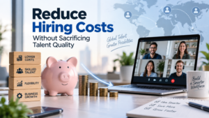 reduce hiring costs with skilled remote talent