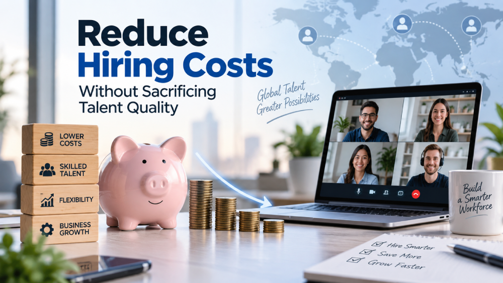 reduce hiring costs with skilled remote talent