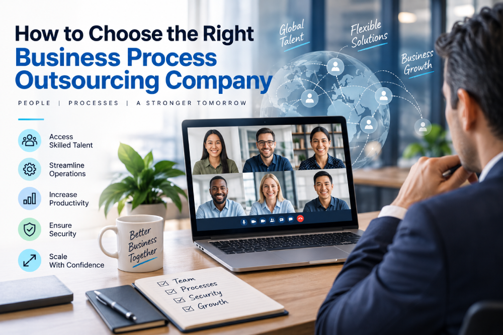 business process outsourcing company supporting business operations