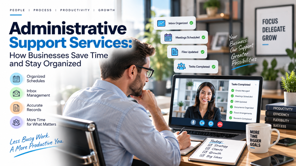 administrative support services helping businesses save time