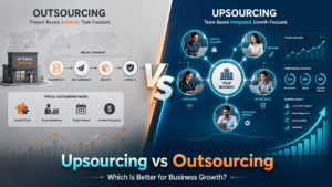 upsourcing vs outsourcing for business growth