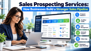 Sales prospecting services supporting a stronger sales pipeline